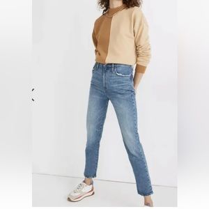 Madewell Classic Straight Jeans in Nearwood Wash Size 30 NWT $128 M3520